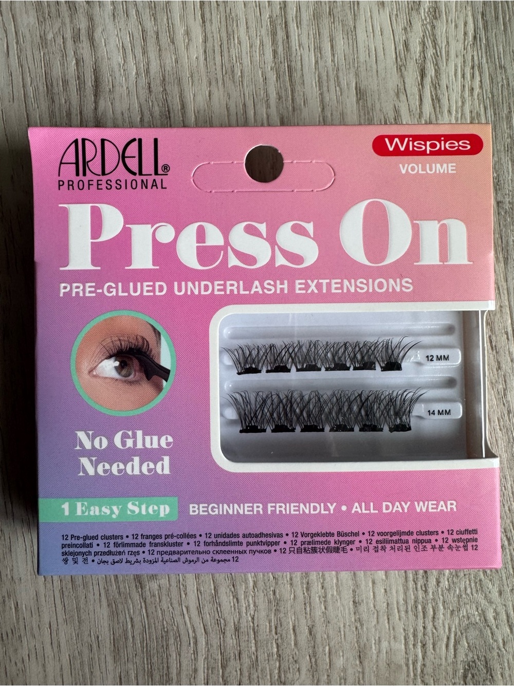 Ardell Wispies Press On pre-glued underlash extensions 4 Kits Multiple Lengths - Picture 6 of 6